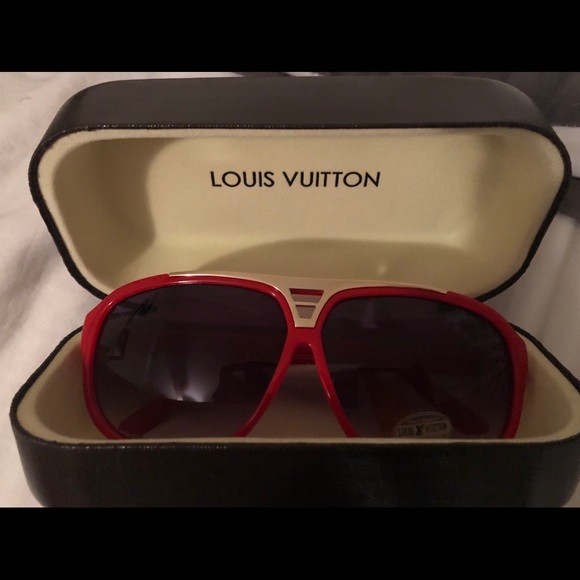 Louis Vuitton Accessories - Red Louis Vuitton Sunglasses